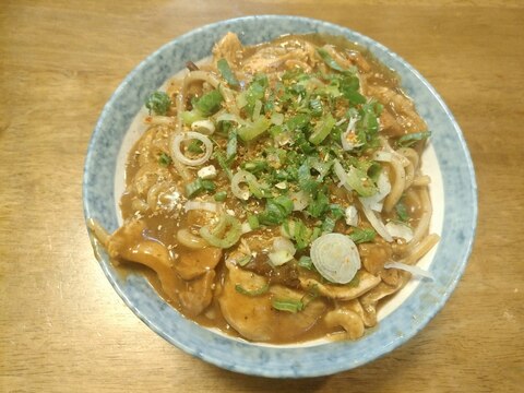 残ったカレーで簡単カレーうどん